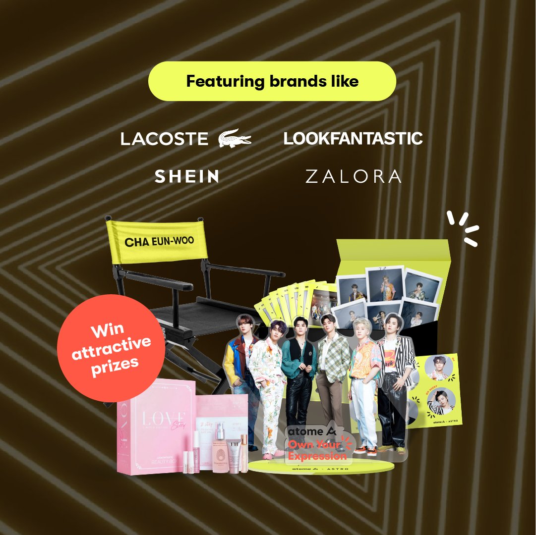 AtomeIndo's tweet photo. Yuk ikutan dalam real-time quizzes untuk memenangkan Exclusive #ASTRO merchandise, kursi sutradara ASTRO yang dibuat khusus langsung dari set brand film #OwnYourExpression dan @lookfantastic_sg 💄beauty boxes.
💌 See you on Instagram/Facebook/Tiktok Live pada 25 Jun, 16:00 WIB! https://t.co/mJh4dh8Z2S
