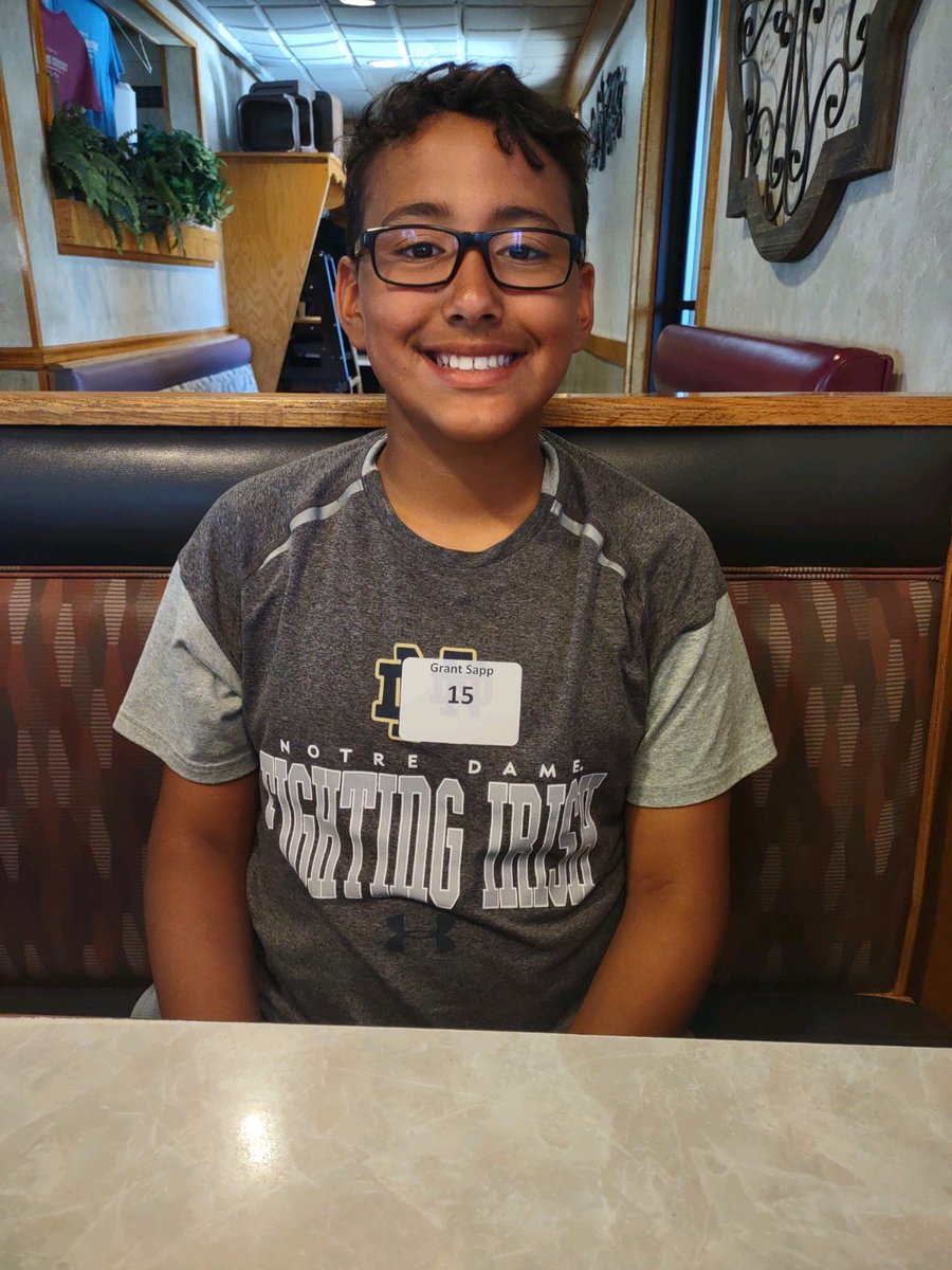 What a great experience last wk getting to take my 11 yr old, Grant, to <a href="/NDFootball/">Notre Dame Football</a> 1-day Middle School camp. Got to catch up with <a href="/NDFBEquipment/">Chris Bacsik</a> &amp; <a href="/dpeloqu1/">Dave Peloquin</a>, who are both great examples of why people stick around the #FightingIrish program. Already looking forward to next yr! ☘️