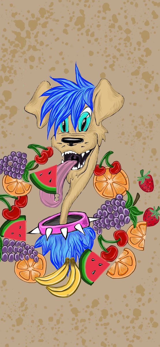 hop drop 💦 something fresh from  Crazy Licking Dog 🍉🍒🍌                          #nftart #NFTCommunity #nftcollector #NFTs #OpenSeaCollection #NFTdrop