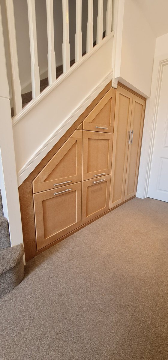 CarnCarpentry's tweet photo. Understairs Storage completed this week 🪛🪚🔨 https://t.co/5N3j3sDgb7