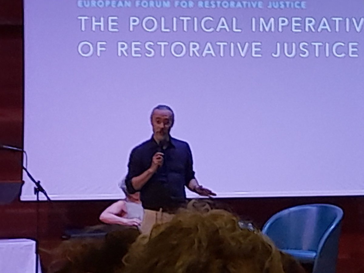 NetCareNI's tweet image. Settling in for the final plenary with Dominic Barter, Brazil. #EFRJ2022