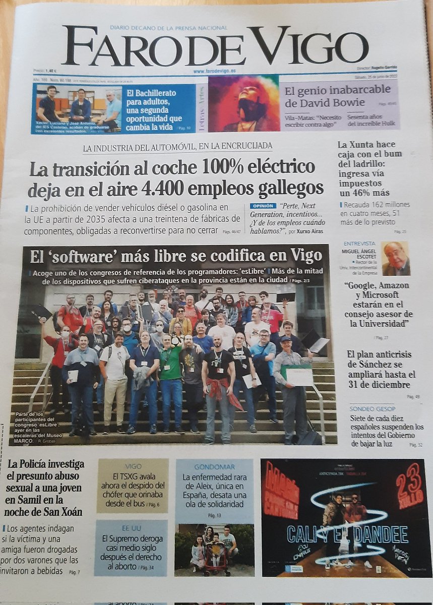 Osluz_unizar's tweet image. Estamos en portada
farodevigo.es/gran-vigo/2022…
#esLibre2022 #Vigo #osluz