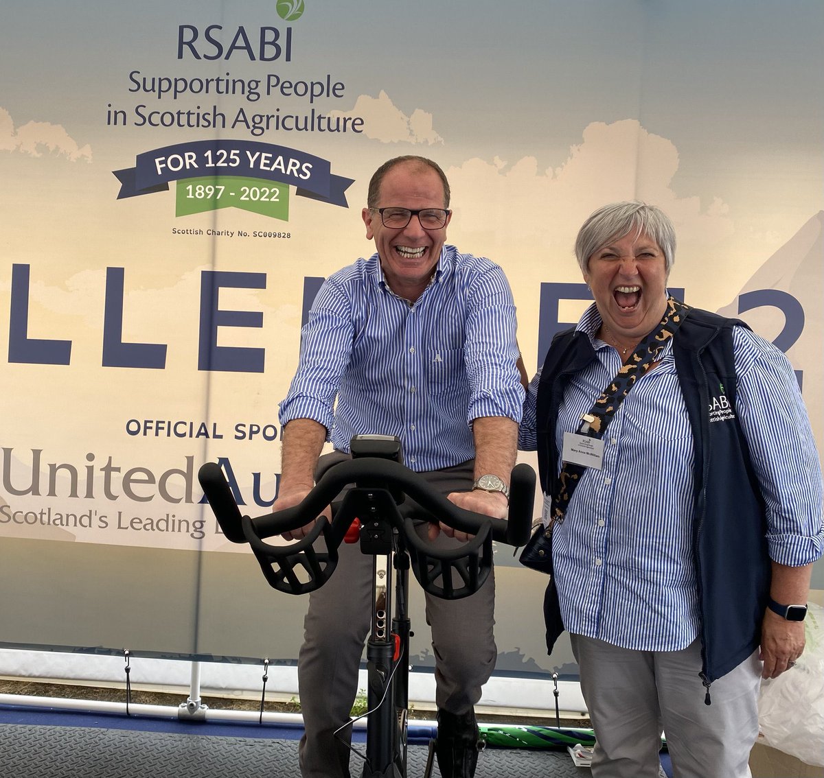 Was great to catch up with these guys and hear about the really important work they do in the community. If you’re at the Highland Show, why not pop along to United Auctions marquee and give them a hand reaching #challenge125 on the bike.