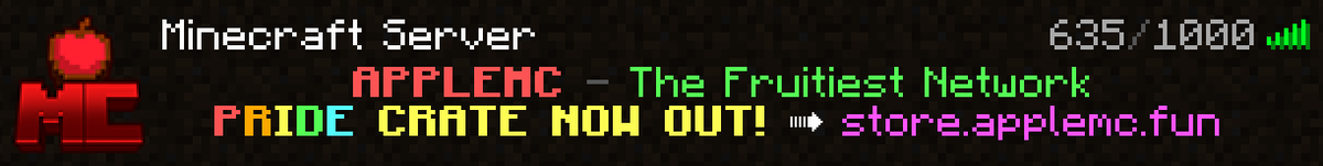 j19mes's tweet photo. AppleMC setting new player count records everyday! 💞 https://t.co/s7YK8CcdKb