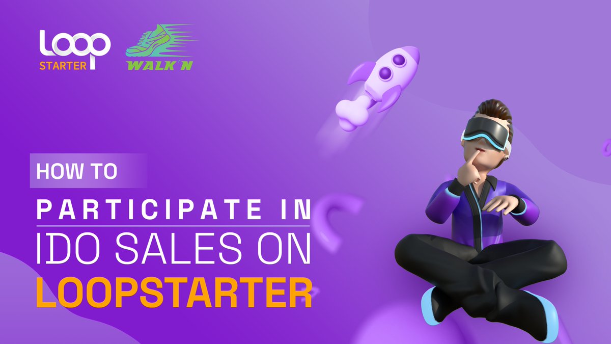 Hello👀,

In light of #WalkN #IDO Sale on #LOOPStarter Launcher

We are here to #guide you step by step to join the IDO Sale

Check this: loopstarter.substack.com/p/walkns-ido-h…
#BTC #BNB #BUSD #MULTICHAIN #Launchpad