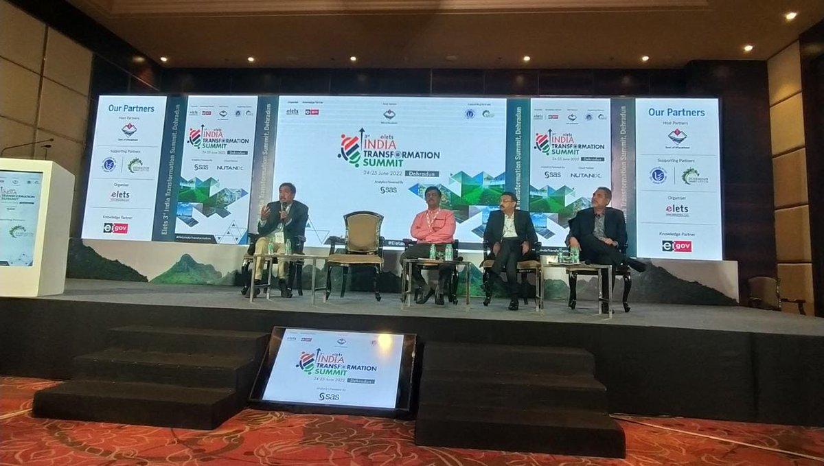 egovonline's tweet photo. Dr. @isgopal, Chief Executive Officer, @IndiaIudx: "IUDX is an open source software platform that will facilitate secure and authenticated exchange of data amongst various data platforms. Data exchange enables coordinated actions."
#EletsIndiaTransformation #IndiaTransformation https://t.co/jVKeyAPK5O