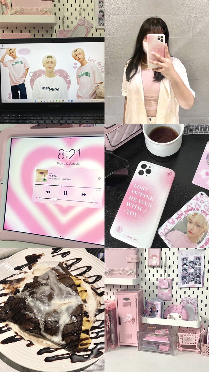 jazkive's tweet image. ⊹ life in pink ⊹ 🎀💬💗