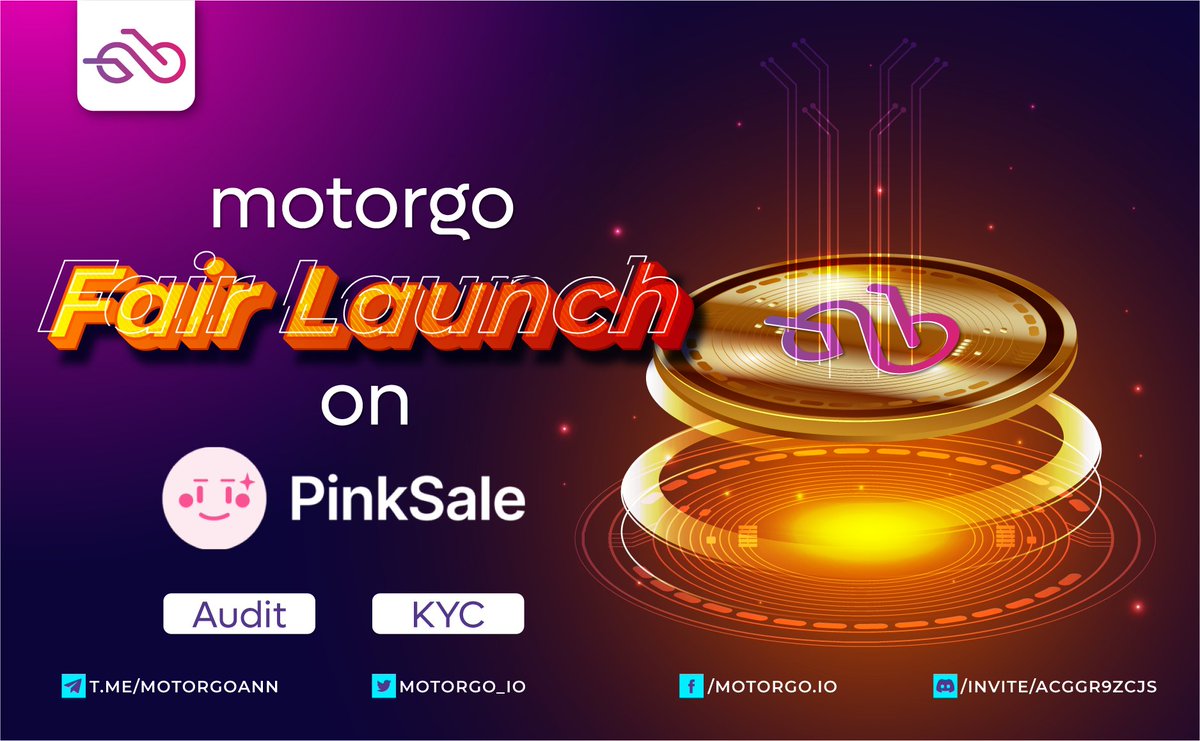 🌟FAIR LAUNCH ANNOUNCEMENT 🌟
KYC and Audit Badges is ready now!!! Let's goooooo!!!!

✅ PinkSale Link: pinksale.finance/launchpad/0x22…
✅ Softcap: 200 BNB 
⏳Duration: 14:00 UTC June 25th - 14:00 UTC June 30th
✅ Pancake listing: 30 minutes after IDO ends