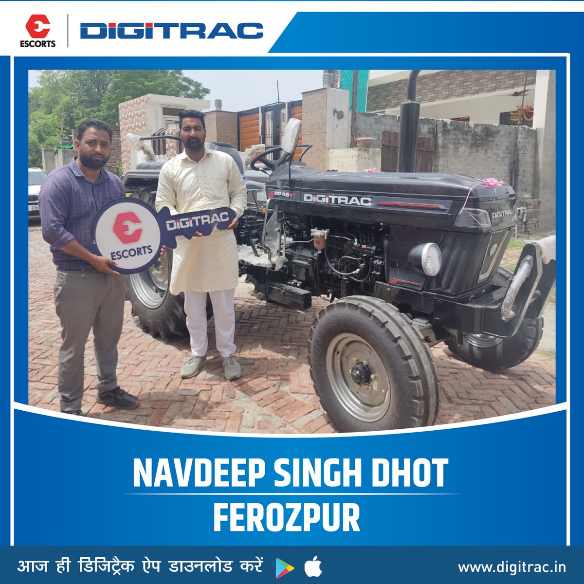 EscortsDigitrac's tweet photo. फ़िरोज़पुर के श्री नवदीप जी के घर आया इनका अपना डिजिट्रैक ट्रैक्टर। इस ख़ास अवसर पर इन्हें हार्दिक शुभकामनाएं।
Android: https://t.co/tJgBdSvXtv
IOS: https://t.co/q7w9eVCNLr
#tractor #tractorlife #digitrac #escortsdigitrack #ferozpur https://t.co/tKjTg7TICY