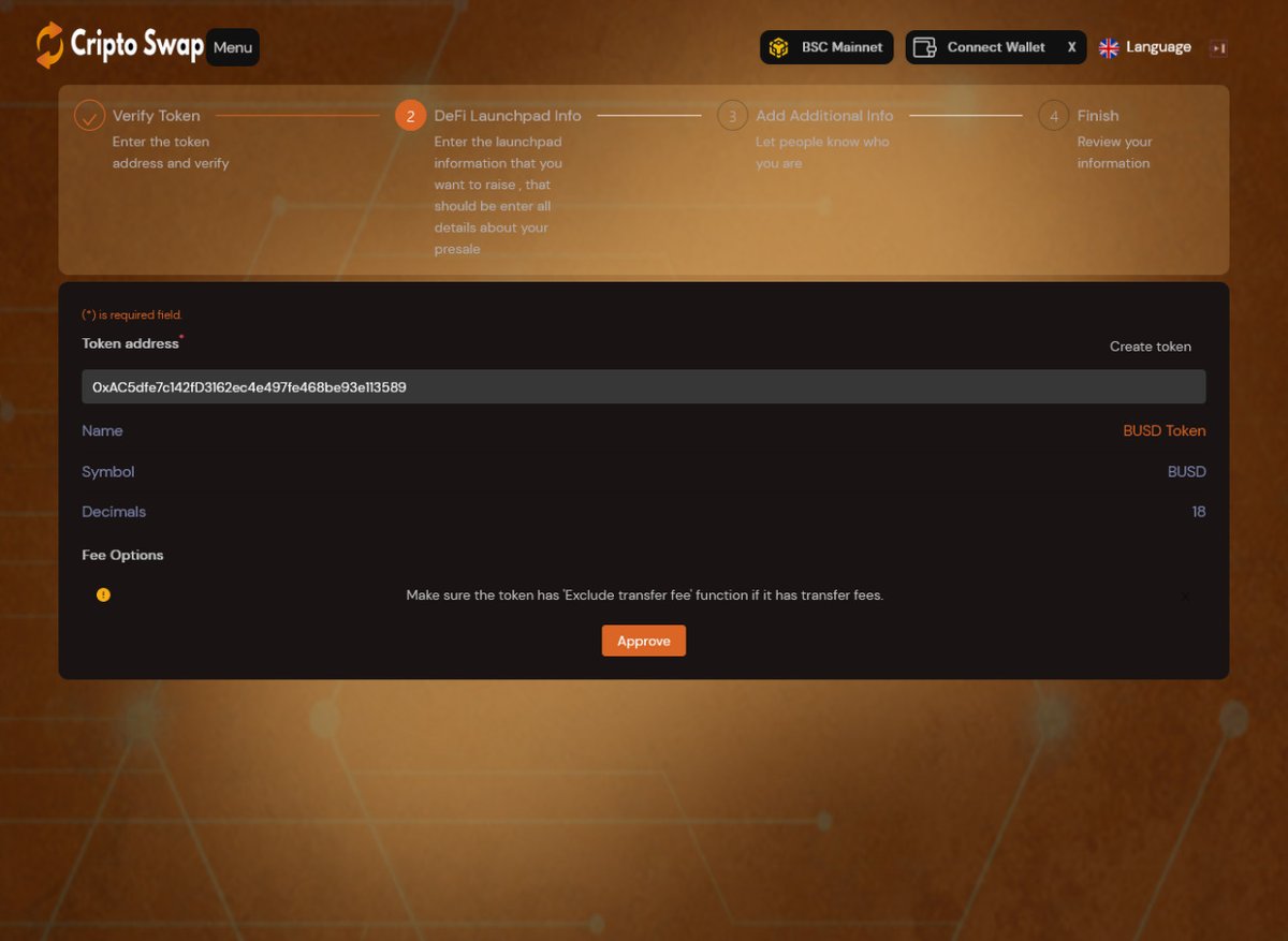 diogo_bitcoin's tweet image. IDO Creating / Developer Module A complete platform for the developer to carry out the entire flow of his pre-sales, in a 100% automated way.  

criptoswap.finance

#BNB #LUNAUSDT #Ethereum #BITCOIN #binance #Bybit #investing #Criptomonedas  #criptoswap #ElonMusk
