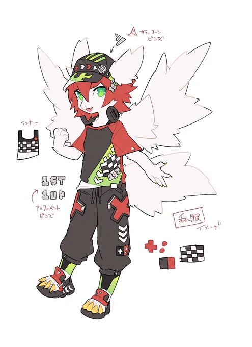 Thank you for commission! Designed the outfit🔥
https://t.co/iQ5YyLaPkC #Skeb #Commission @skeb_jpより 