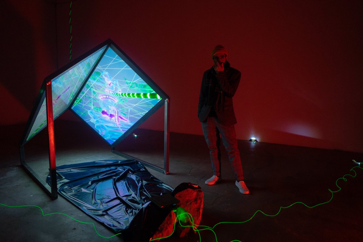 nftbarcelona's tweet photo. Instalación artística de Mohsen Hazrati en el marco de la primera edición de #nftbcn2022

#NFTBCN #cryptoart #digitalart #BCNArt #crosschain #crypto #artbcn #artinstallation #NFTinstallation #artNFT @RCercleArtistic https://t.co/uIogOL6cjd