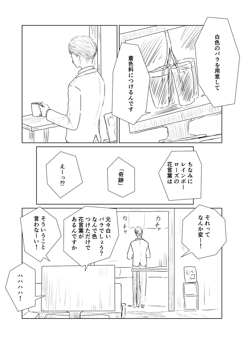 シャニPとレインボーローズ漫画 