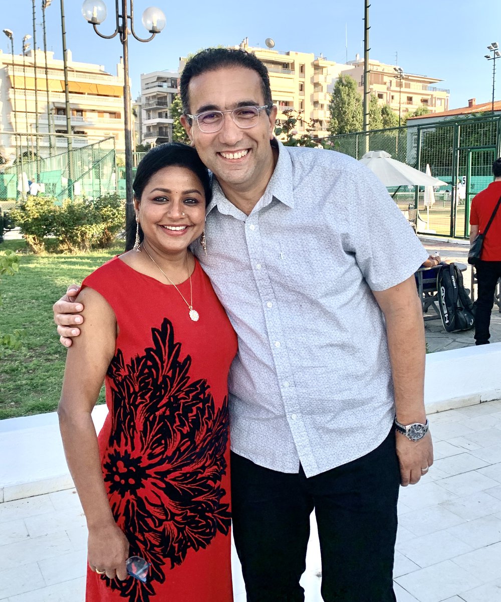 athmathottungal's tweet photo. @nelkassabany … Finally we confirmed with each other that we do exist as real persons after so many online meetings and Twitter talks 😂😂🥰🙏🏽#ESRA22 @ESRA_Society https://t.co/3aoSL9J1lV
