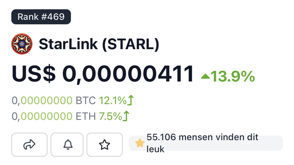 0xBackwards's tweet photo. GM fellow $STARL holders 💫. https://t.co/quZxorVDAH