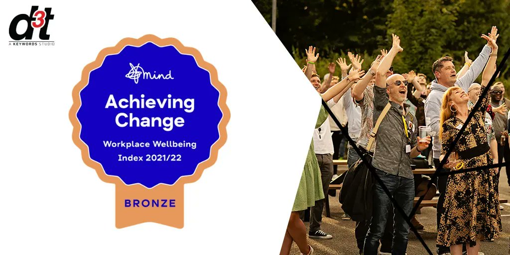 d3tLtd's tweet photo. Thank you to @MindCharity for our Bronze Award in the Workplace Wellbeing Index for 2021/22! 

The Index celebrates the work being done to promote positive mental health in the workplace, and we're delighted to have been recognised at our first ever attempt!

#mindworkplaceawards https://t.co/x3K62m0vBT
