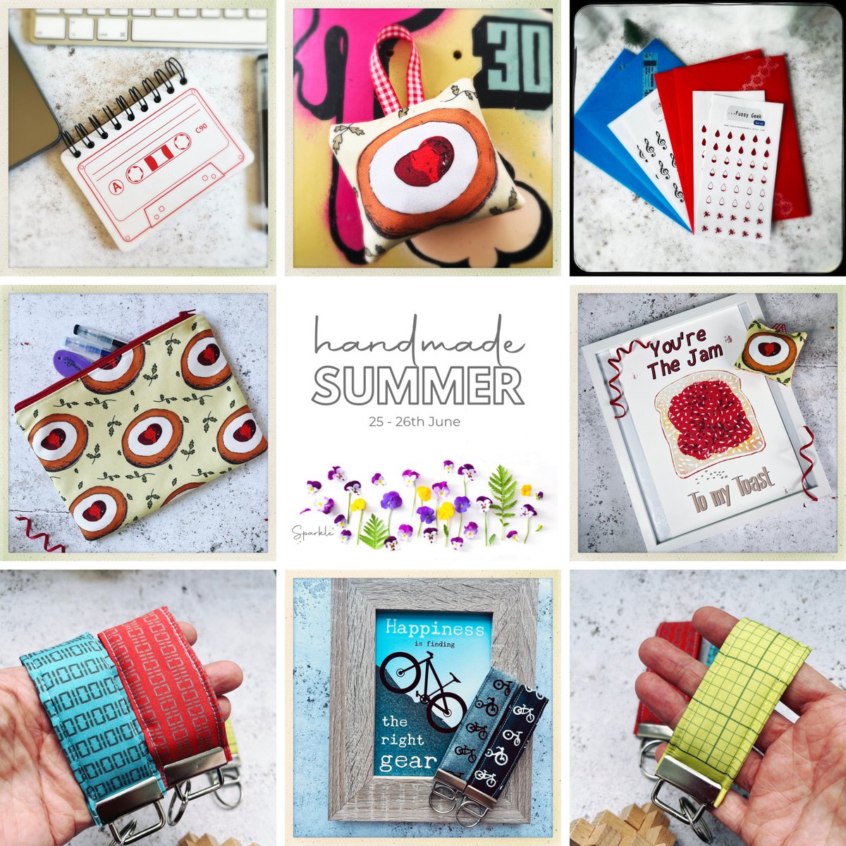 FussyGeekWares's tweet photo. I'm taking part in the Handmade Summer market this weekend - https://t.co/DSHIaozcgz
I have 15% off with Code: Sparkle - https://t.co/oi1ZJkZlhb
#MHHSBD #ukgiftam #ukgifthour #craftbizparty #handmadesummer https://t.co/e9Xyho38CF