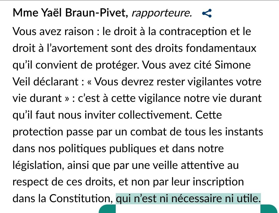 IsabelleForger's tweet photo. @EmmanuelMacron Alors, pourquoi voir rejeté, en 2018, l'inscription du droit à l'avortement dans la Constitution ? https://t.co/99cJBk2Txv