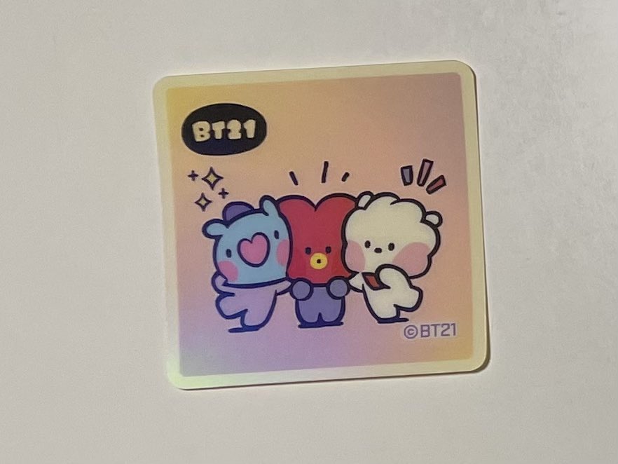 BT21 ばかうけ 交換
【譲】
MANG &amp; TATA &amp; RJ
【求】
SHOOKY または ALL

お気軽にお声掛けください🙇🏼‍♀️
#BT21交換