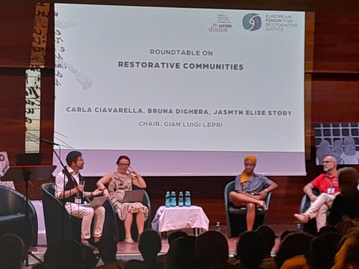 NetCareNI's tweet image. Plenary two, #restorativecommunities #efrc2022