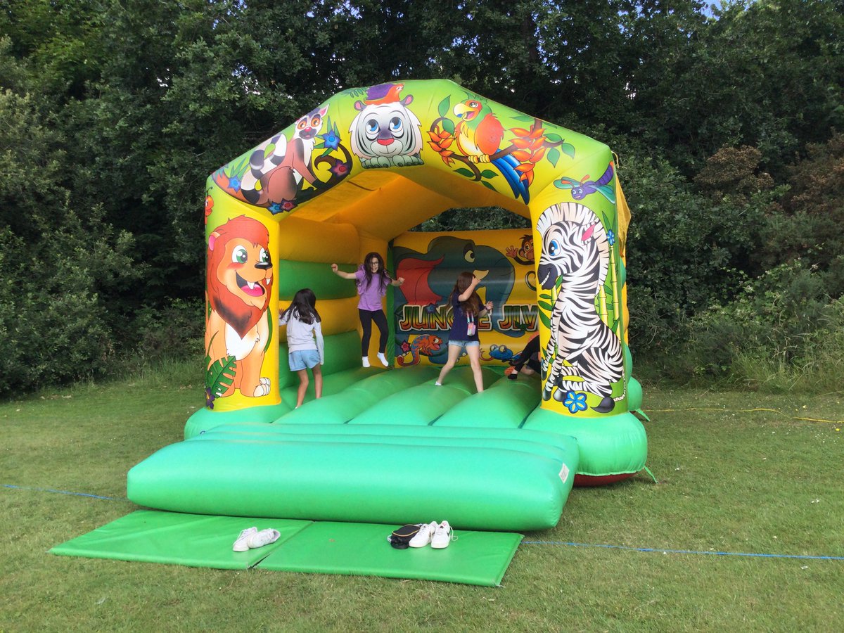 Preparations for the Summer Fair are well under way thanks to our parent volunteers. You'll be relieved to know that the inflatables have under gone a thorough testing process, thanks to the pupil health and safety team 😂😂😂