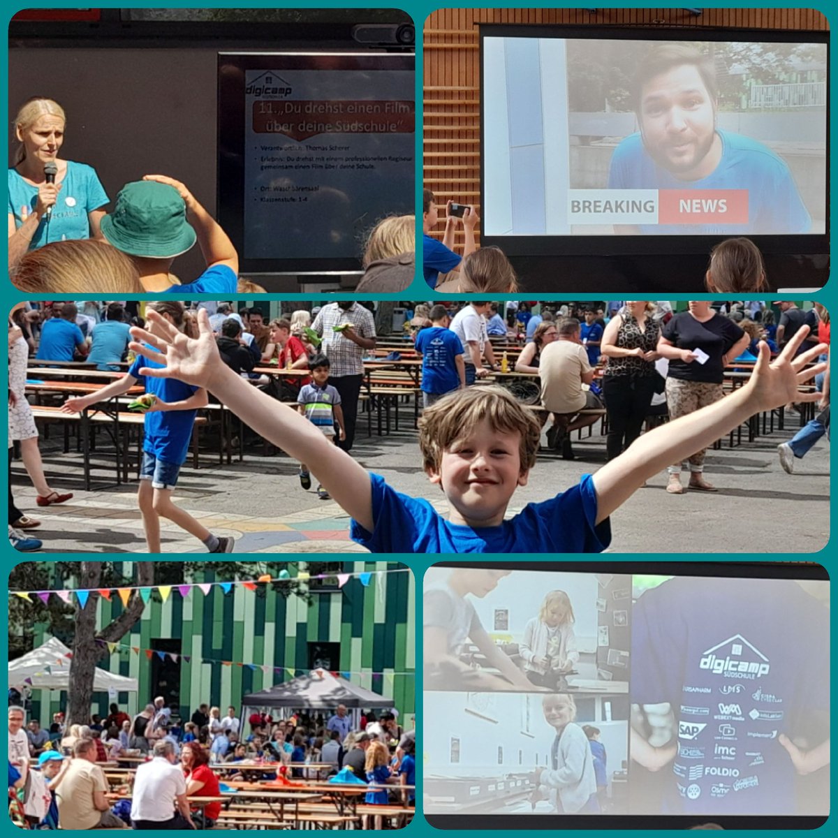 HR_Rosenberg's tweet photo. Heute ist der große Tag: Wir öffnen den Eltern der Südschule St. Ingbert die Tore unseres #digicamp22 - unseres digitalen Großprojektes! 💪

Wir sind so stolz auf unsere zukünftigen Programmierer*innen, Moderator*innen, Regisseur*innen und digitale Wissensträger*innen 🤩 https://t.co/cu1m4SGSAJ
