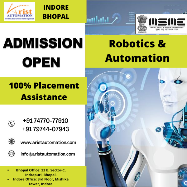 Aristplc's tweet photo. @Arist_plc 
AUTOMATION AND ROBOTICS COURSE | AUTOMATION &amp; ROBOTICS TRAINING IN INDORE
◙ Enroll Now: https://t.co/UwTFwXl3Eo
.

#abbrobotics #robotics #robot #industrialrobot #Measurement #automation #industry40 #smartfactory #rpa https://t.co/pGrGZftNJU