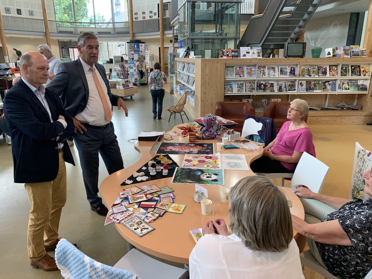 Mooi initiatief van de ⁦<a href="/gem_heuvelrug/">Utrechtse Heuvelrug</a>⁩ Open Dag Cultuurhuis met hier Handwerk Café op iedere woensdag