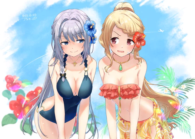 #ももみたweb合同3
夏!!!🌺🍉🌊✨ 