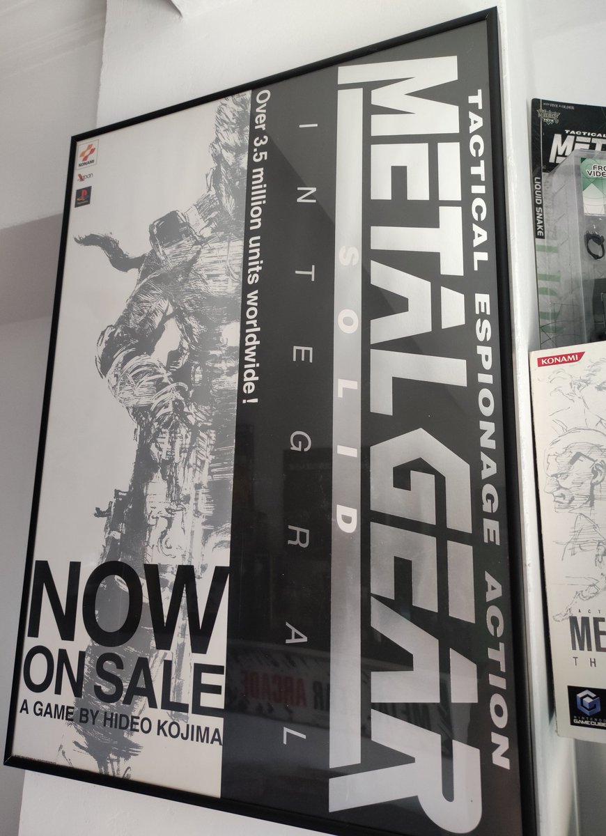 stezz_mg's tweet photo. Póster B3, Metal Gear Solid Integral 
Now on sale!!! 24-06-1999 https://t.co/jQBvoQKFIj