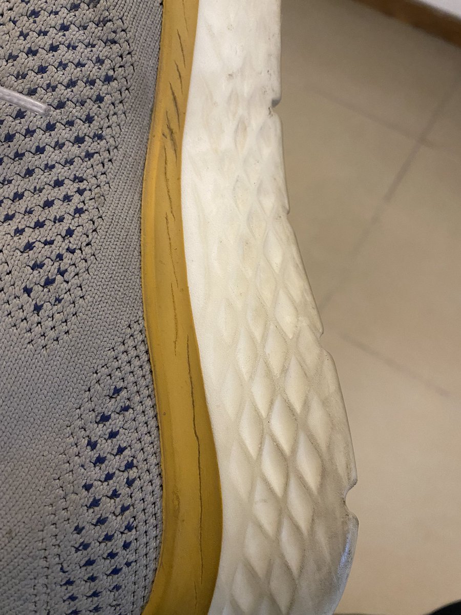 PuneetPant2's tweet photo. @bhardwaj08rahul @SkechersIndia We had the same bad experience with Skechers. Bought a 7000+ pair from their top showroom in gurgaon under the sales pitch of best in class. Souls crack in 2 months and customer care tells me it is a usage issue and I don’t know how to wear sports shoes! https://t.co/yiBH7ZSxev