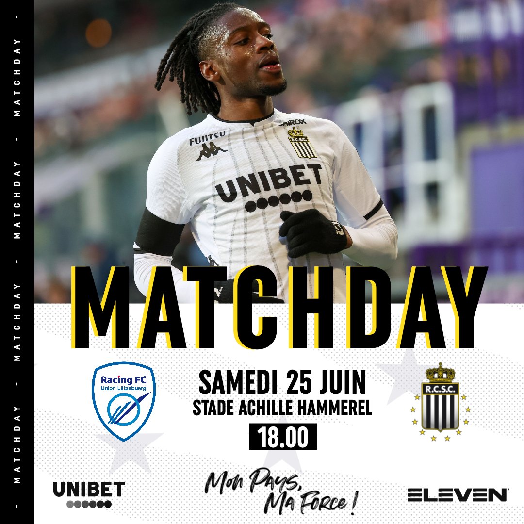 SportCharleroi's tweet photo. Premier match de préparation 💪
🆚 @Racingfcu 🇱🇺
📍 Stade Achille Hammerel
🕗 18.00
#RCSC #FCLCHA #Préparation https://t.co/pmPiouTiQT