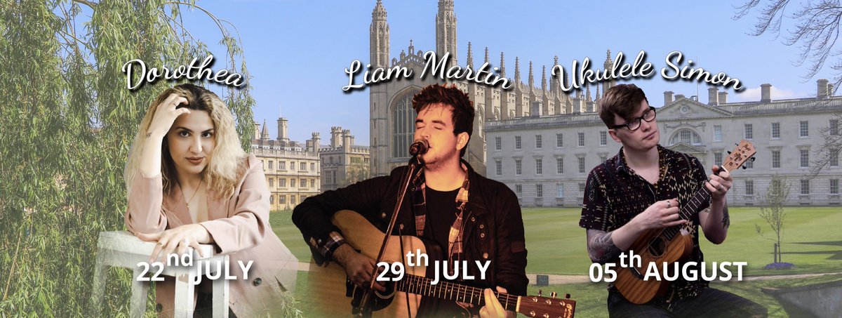 Live Music in Cambridge is back!! This year we have 3 incredible artists performing throughout the summer: Dorothea, Liam Martin and Ukulele Simon. These unique events are not to be missed. Click the link below to book! traditionalpuntingcompany.com/tours/music-on…