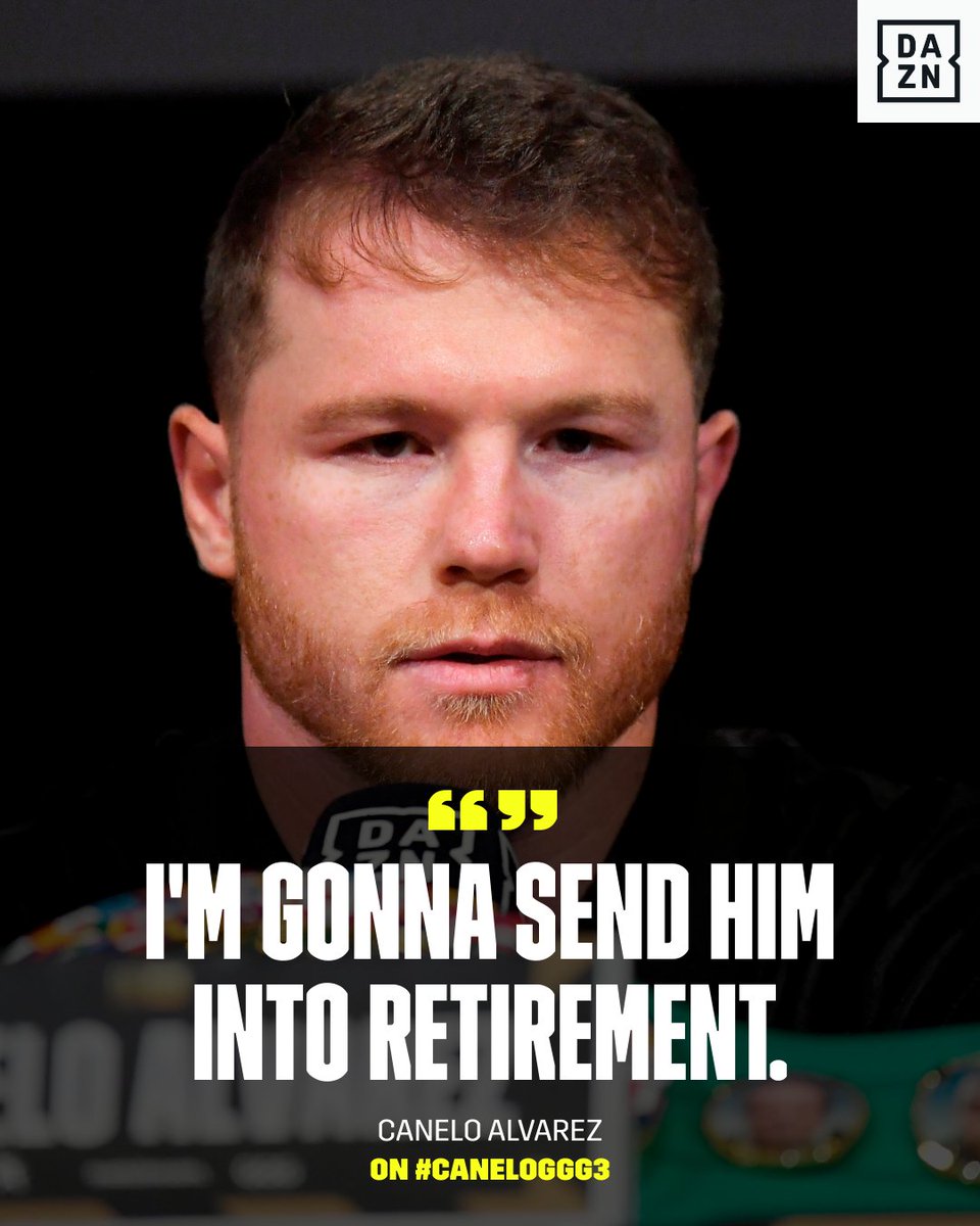 DAZNBoxing's tweet photo. Statement. Made. 

#CaneloGGG3 https://t.co/Px3Nmo4dRs