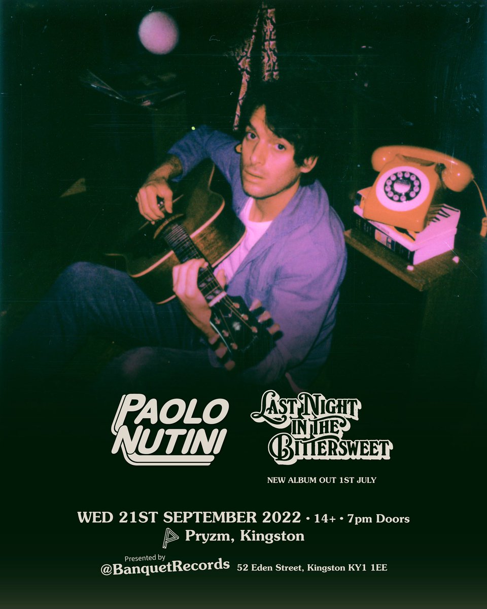 Tickets on sale now - banquetrecords.com/paolo-nutini/p…
