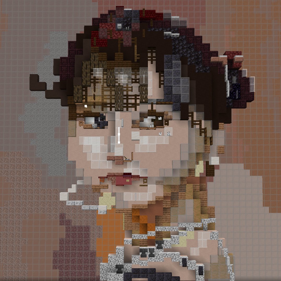 マイクラでAespaのWinterちゃんを作りました💫
#minecraft 
#aespa
#winter