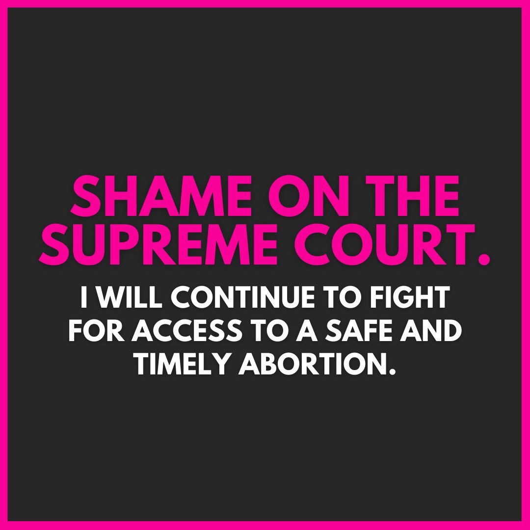 I am still in shock after yesterday’s devastating news. I know this was expected but still felt like a bomb. We will feel the reverberations for years to come. What’s next -Same sex marriage? Contraception?

Outlawing abortions won’t stop them. There just won’t be safe abortions.
