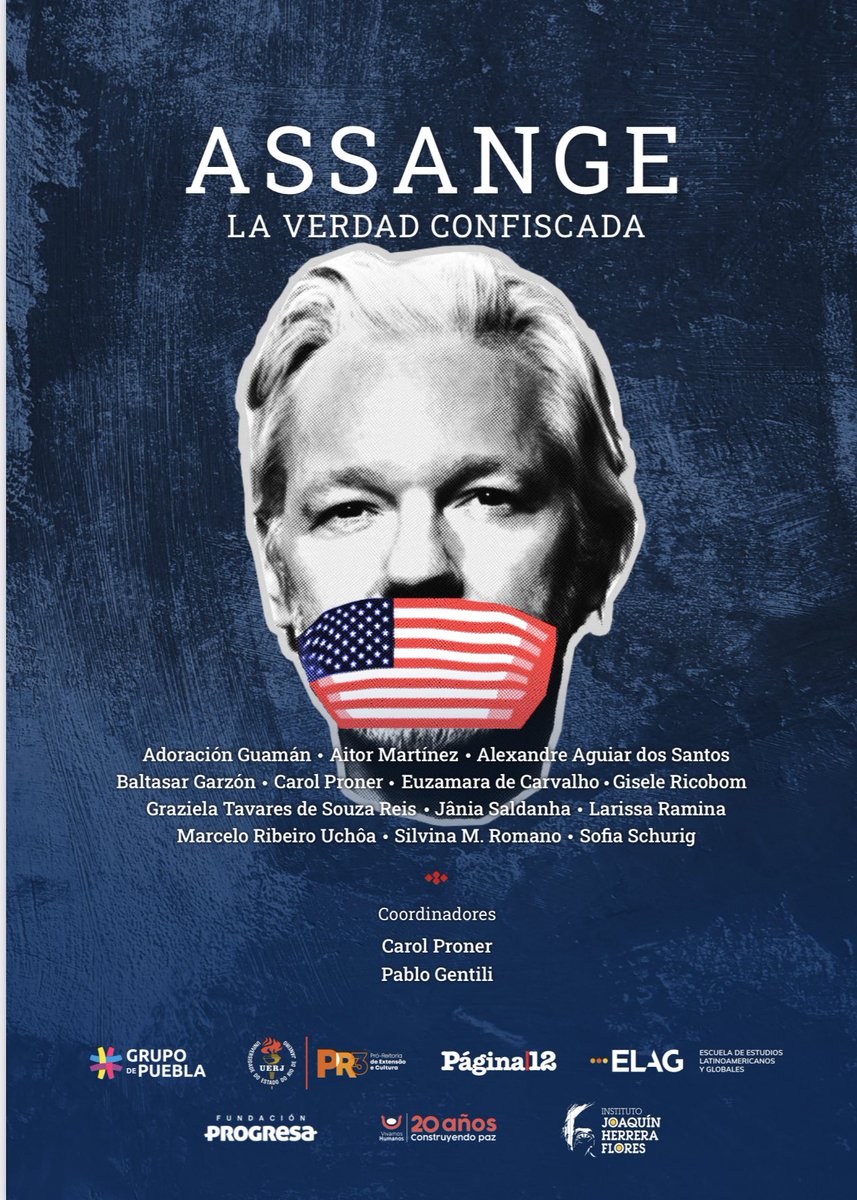 clauso_maria's tweet photo. Lectura obligada sobre #AssangeCase el pots descarregar gratuïtament. Gràcies #ELAG #AméricaLatinaGlobal https://t.co/Swc4NfxwO3