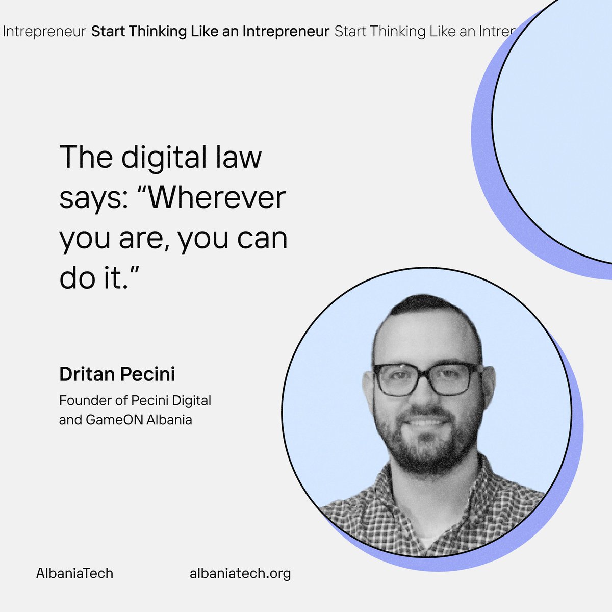 albaniatech_'s tweet photo. "The digital law says: Wherever you are, you can do it."
- Dritan Pecini

Read the full interview on the link below:

https://t.co/Cyep15HsZH https://t.co/jzc8RGDDVE