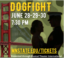 actupshows's tweet photo. "Dogfight"** tells the story of finding love, compassion and true beauty in each other.  DON'T MISS THIS SHOW!  Tix:
- Online at https://t.co/e2TQo2E2FI 
- Call 218-477-2271
- Stop by 801 13th St. S. Moorhead, M-F, 10 am-2 pm   
**Presented thru https://t.co/mWA17rZOVa https://t.co/cFsfEHMTmL