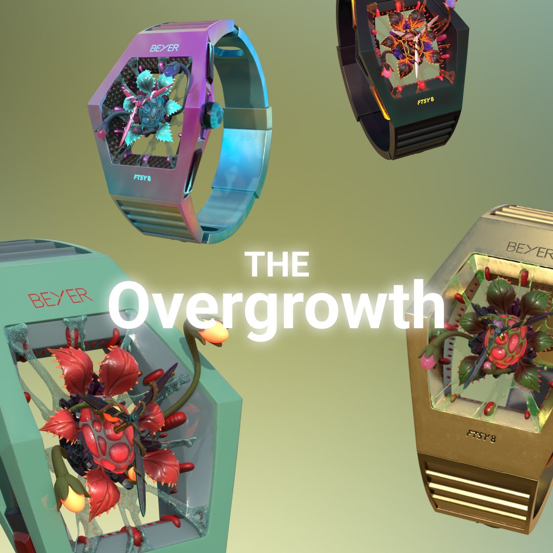 TimeWarpNFT's tweet photo. The Overgrowth Collection 
👑Overgrowth Gold (Collection Drop 29.7.22)
🌿Overgrowth (Collection Drop 29.7.22)
🌋Overgrowth Volcanic (Collection Drop 29.7.22)
🛰Overgrowth Bismuth (1st Drop, Genesis Drop) https://t.co/mbh7KbtzMS