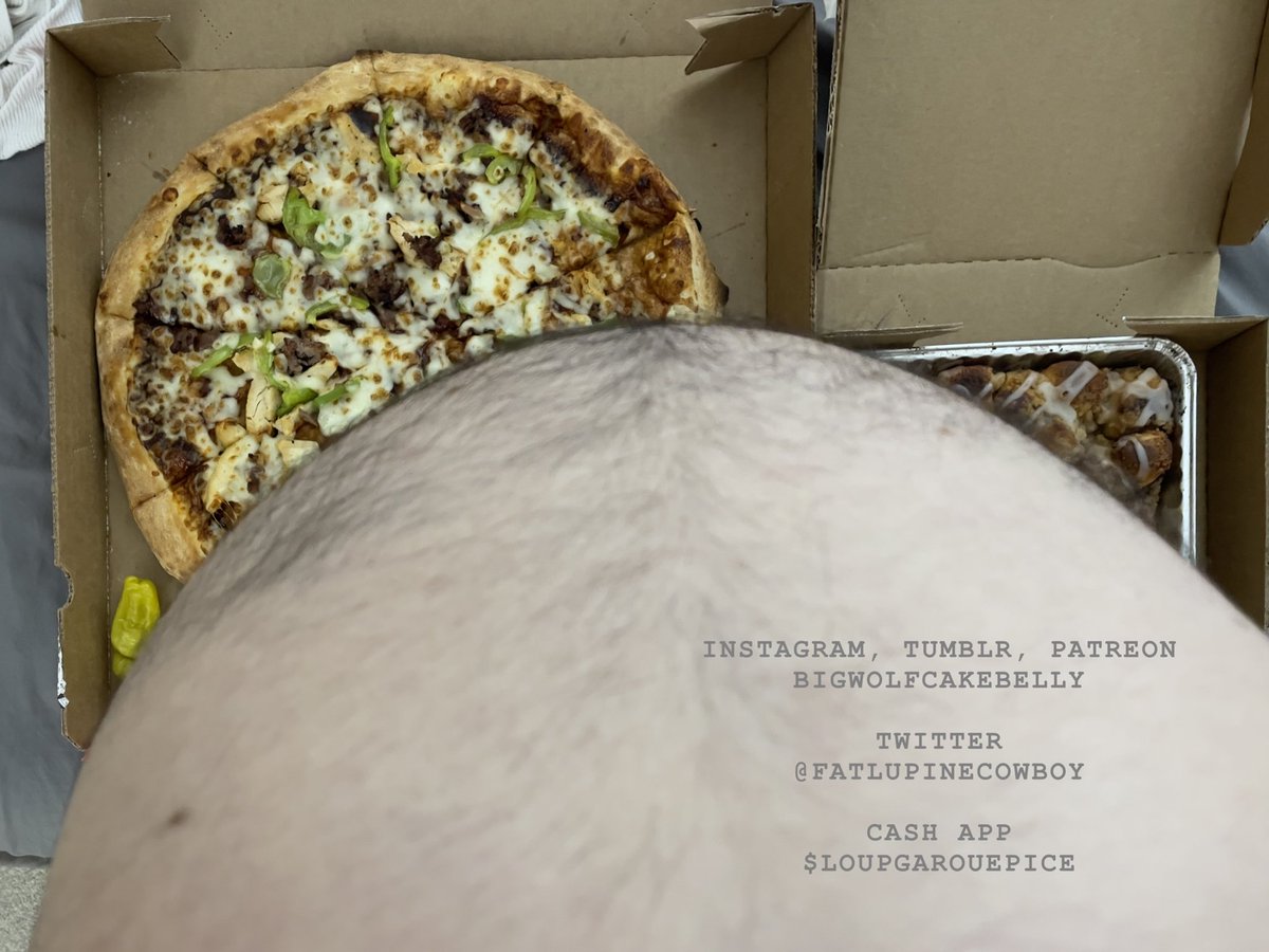 POV: You’re about to eat what amounts to not enough pizza and will crave more even though you can’t see past your gut. 🍕🍕🍕

Fit another pizza in this belly by supporting me on Patreon. 🎉