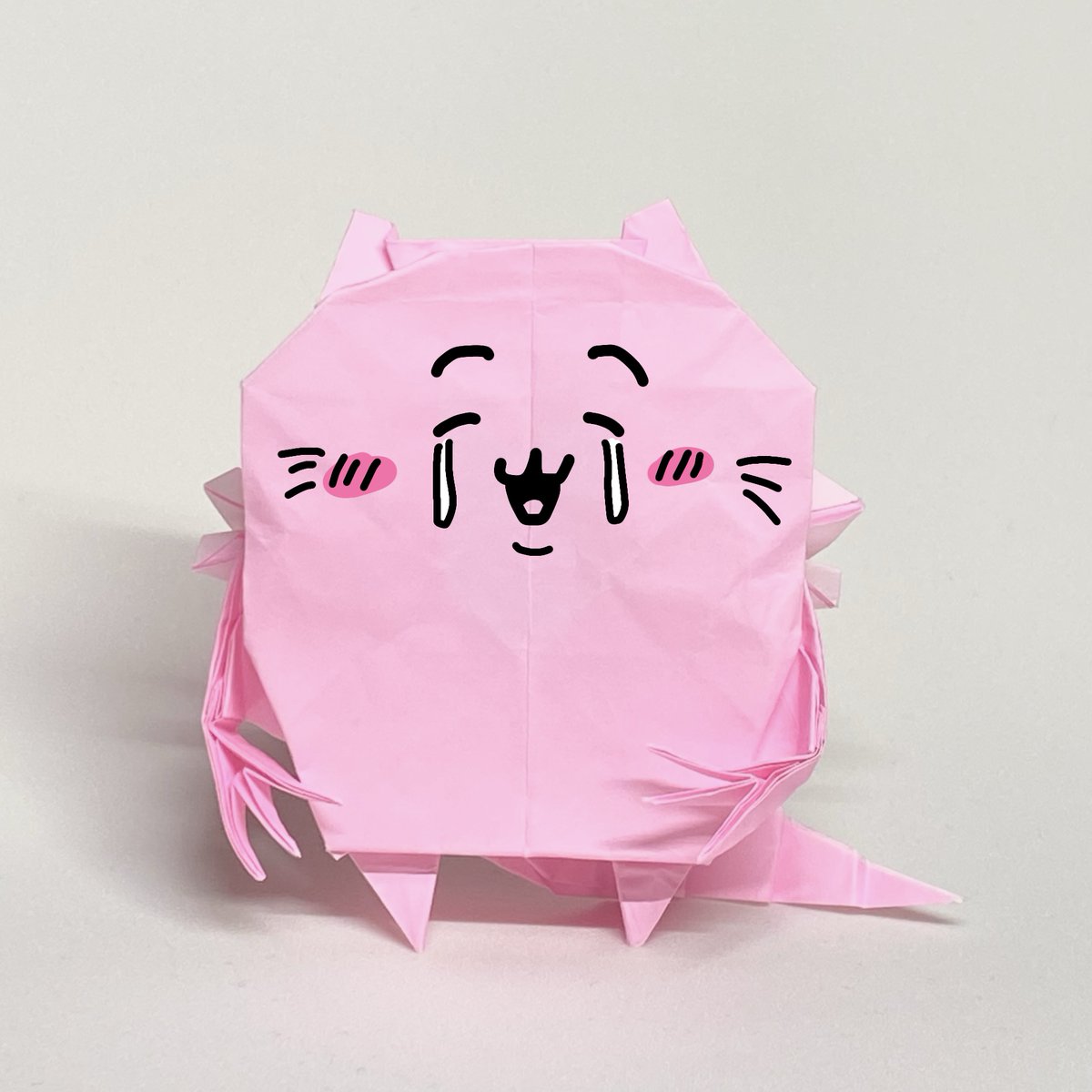 折り紙になっちゃった……

なっちゃったからにはもう…ネ…