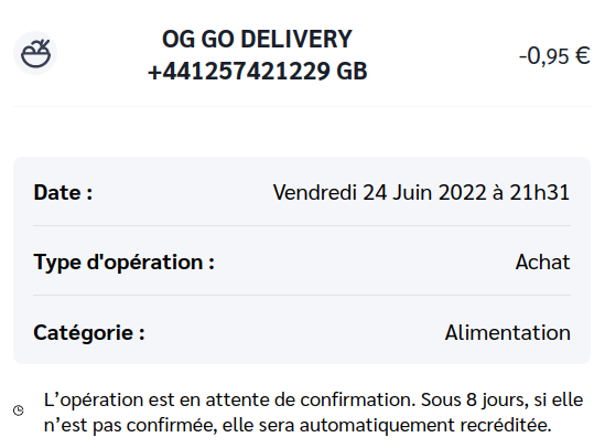 ParadeGrotesque's tweet photo. @CompteNickel 

3 opérations frauduleuses sur mon compte. Il s'agit clairement de tentatives de prélèvement, d'un petit montant, pour tester la sécurité de ce compte. J'aimerais annuler ces transactions le plus rapidement possible. https://t.co/S08AAZoOYT