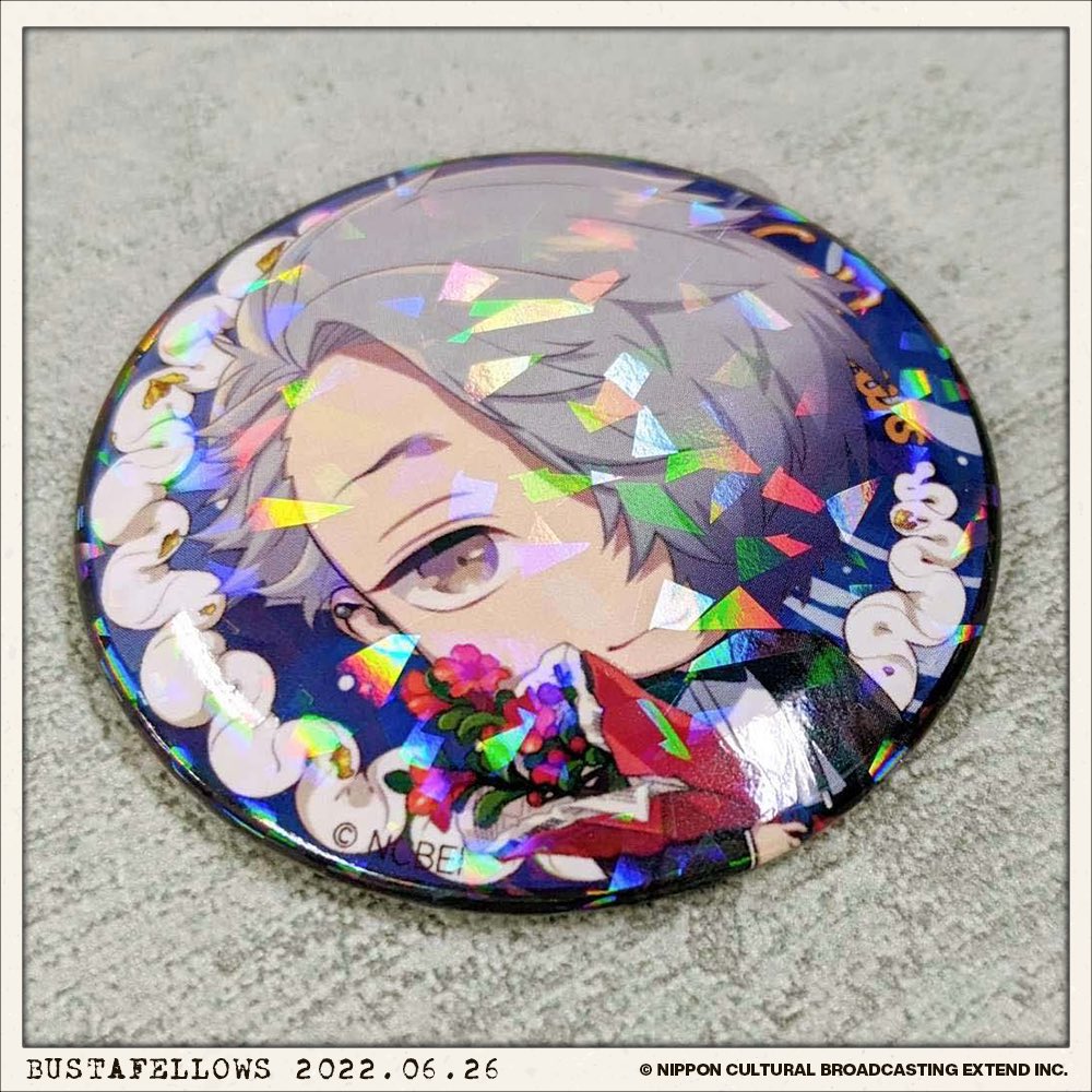 Bustafellows アクリルスタンド 誕生日 缶バッジ＆アクリルスタンドセット「あざやかな悪に染まる