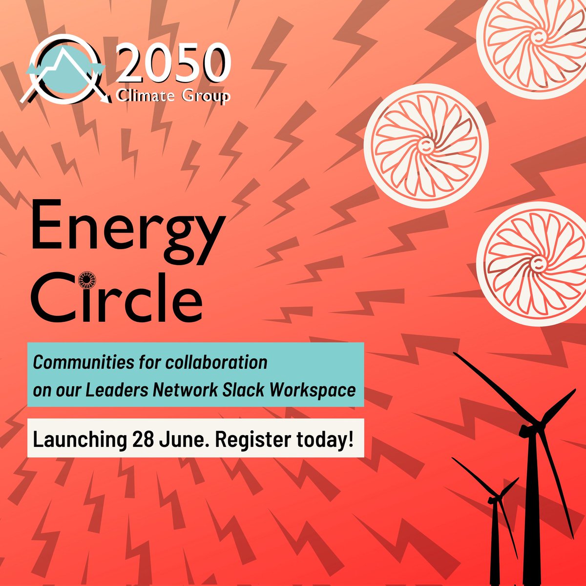 2050ClimateGrp's tweet photo. Only 3 days to go for the launch of our Energy Circle! ⚡ 

To be part of a lively community and participate in interactive discussions about a whole range of topics within the Energy Sector, sign up TODAY! https://t.co/iXpIkrNQs2 👈

#2050StartsNow https://t.co/KLXAkaPmIf
