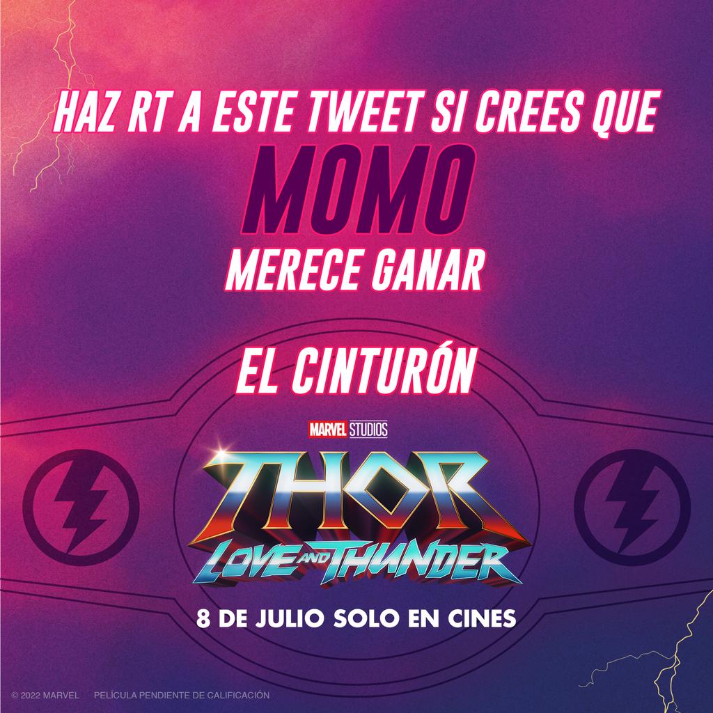 Marvel España (@marvelspain) on Twitter photo Ha venido desde Argentina y es capaz de enfrentarse hasta a la Poderosa Thor.
¿Será <a href="/momorelojero/">El Calamar de La Plata</a> el ganador del #CinturónThorLoveAndThunder? Solo tu RT puede lograrlo. Ha venido desde Argentina y es capaz de enfrentarse hasta a la Poderosa Thor.
¿Será <a href="/momorelojero/">El Calamar de La Plata</a> el ganador del #CinturónThorLoveAndThunder? Solo tu RT puede lograrlo.