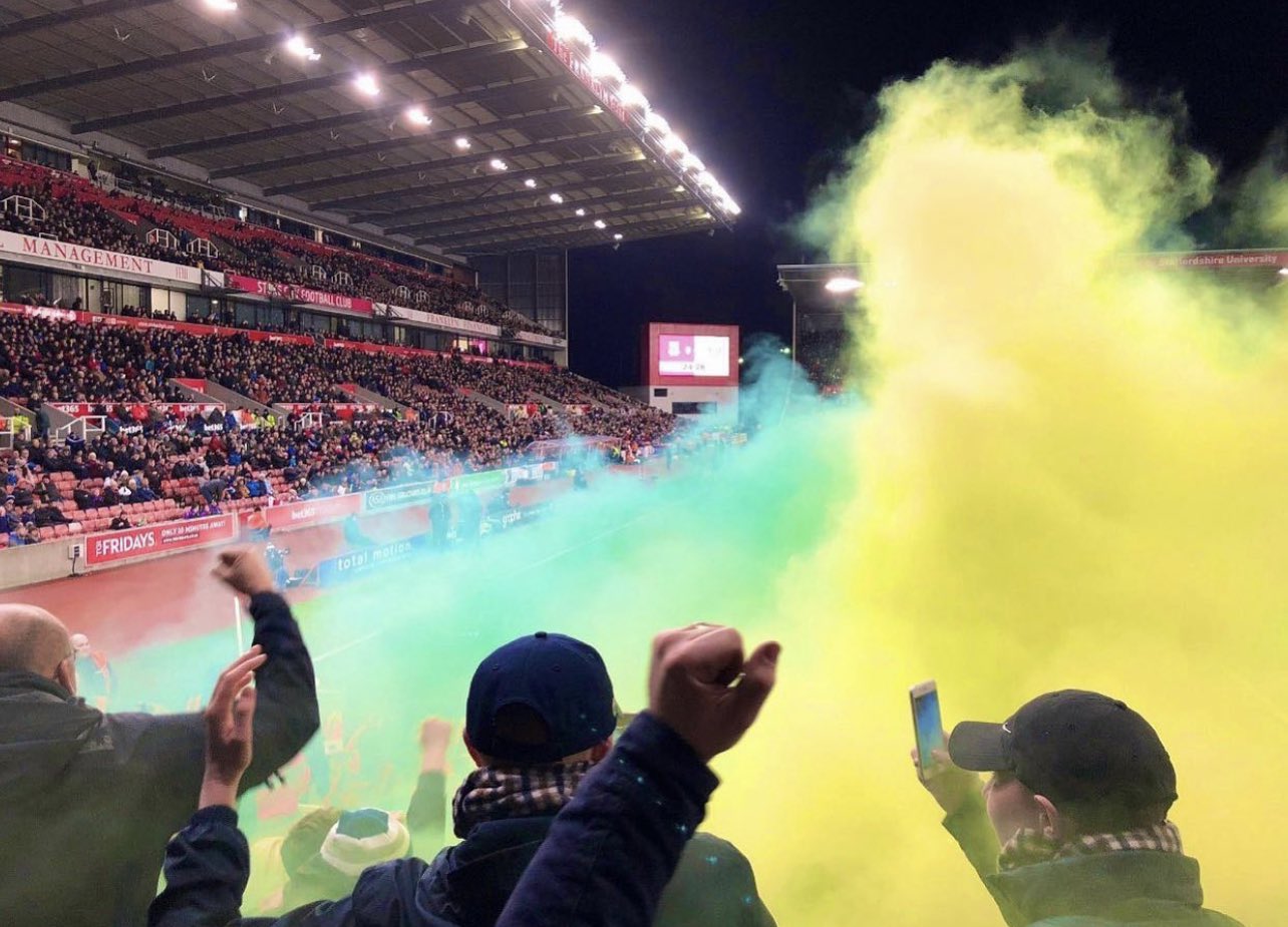 The Away Fans on Twitter "Love this shot of West Brom fans at Stoke, a