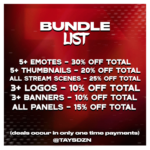 TaysDZN's tweet photo. NEW AND CHEAPER PRICE LIST 🔥

Here is my new summer updated GFX pricelist! You can see some of my previous work, with prices and even new bundle offers! 

RTs &amp; Likes Mean ALOT ♻️❤️

DM me for GFX! 📩 https://t.co/yvK1yzVaVs