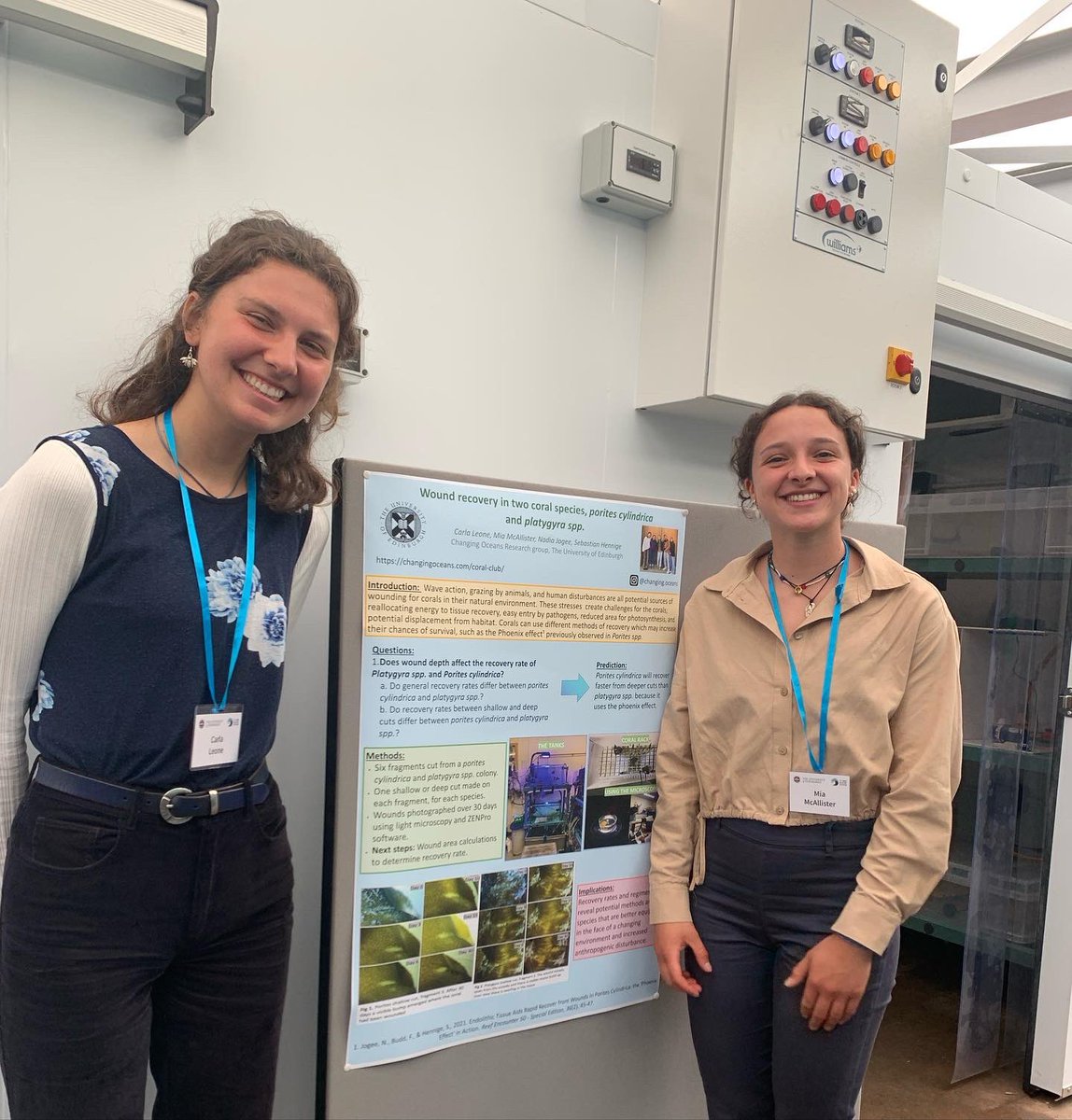 Carla Leone (@carla_a_leone) on Twitter photo On Thursday I had the opportunity to attend and event marking the collaboration between <a href="/marinestation/">St-AbbsMarineStation</a> and <a href="/EdinburghUni/">The University of Edinburgh</a> !
We represented the undergraduate <a href="/changing_oceans/">Changing Oceans Edinburgh</a> group to present our research on coral recovery!
Excited for future research to come from this partnership On Thursday I had the opportunity to attend and event marking the collaboration between <a href="/marinestation/">St-AbbsMarineStation</a> and <a href="/EdinburghUni/">The University of Edinburgh</a> !
We represented the undergraduate <a href="/changing_oceans/">Changing Oceans Edinburgh</a> group to present our research on coral recovery!
Excited for future research to come from this partnership